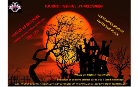 Tournoi interne d'Halloween 2022