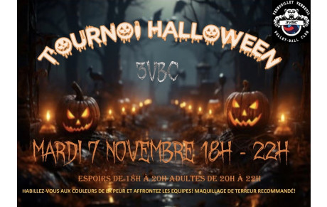Tournoi d'Halloween mardi 7 novembre