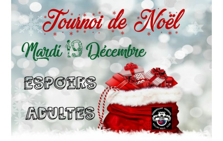 Tournoi de Noël mardi 19 décembre